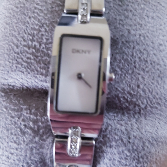 DKNY Stainless Steel Bracelet Watch with Crystal Accents (Model: NY3366) - Picture 4 of 15